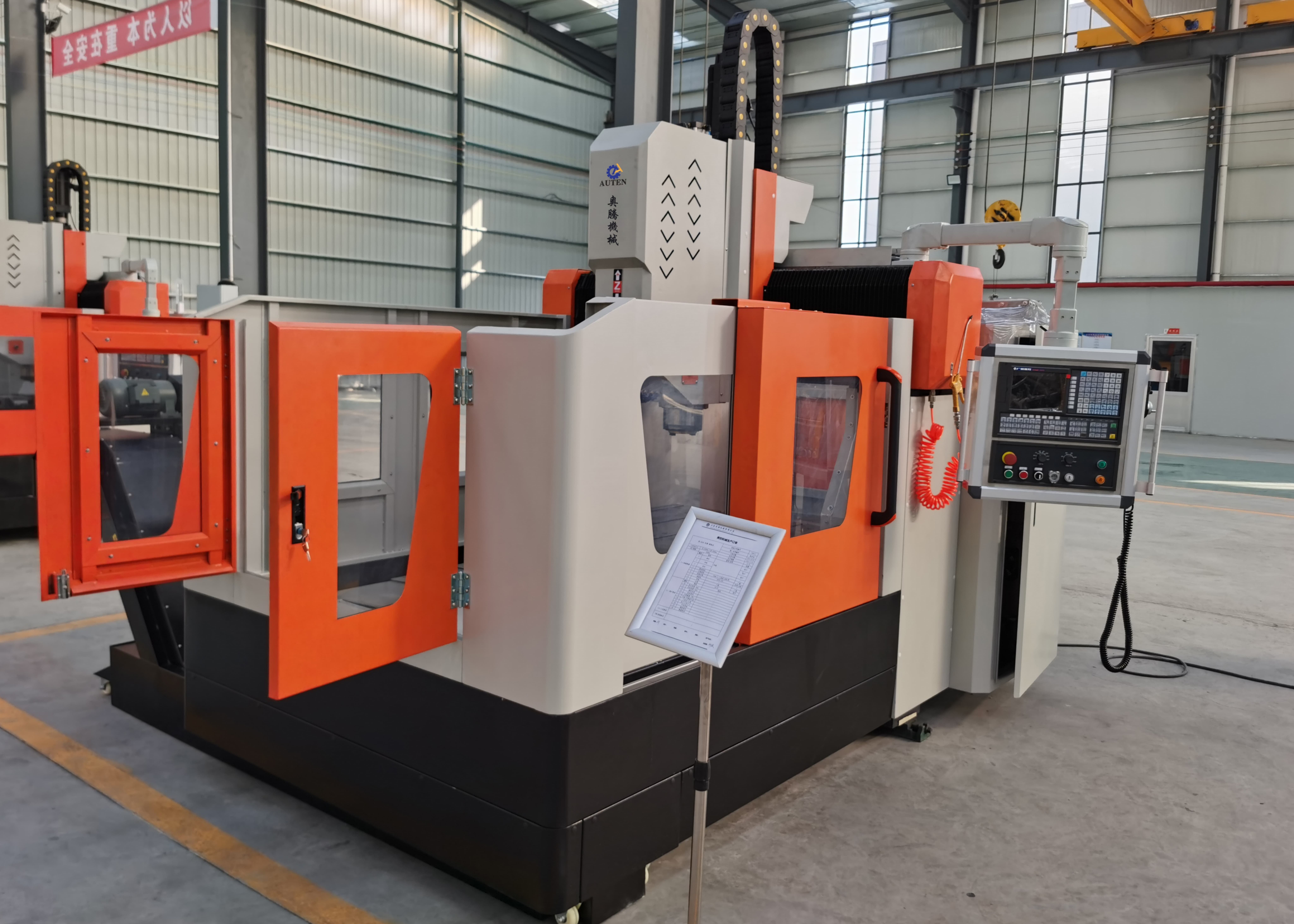 BT50-150 Spindle Taper CNC Plate Drilling And Milling Machine 5300x3800x2700mm Overall Size
