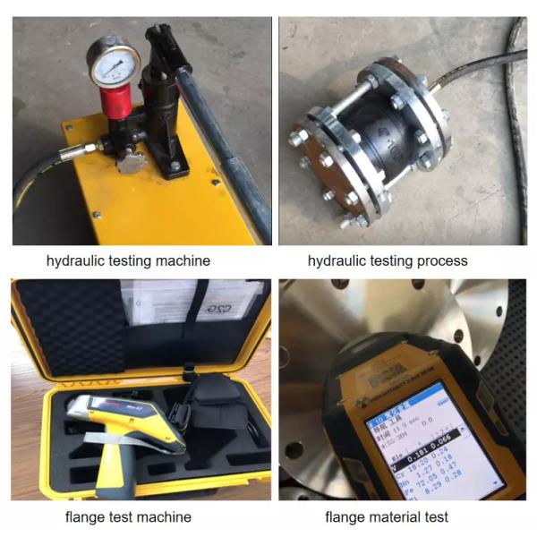 Floating flange double spherical flexible bellow threaded rubber expansion joints