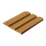 Custom Wood Plastic Composite Wall Panel Cladding Weather Resistance ISO