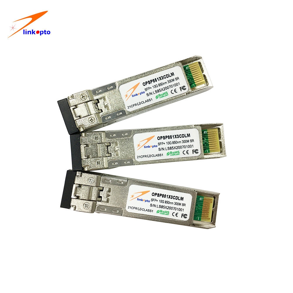 China Switch 10Gb/S 850nm 300M LC Connector 10G SFP+ Module Hot Pluggable SR4 on sale