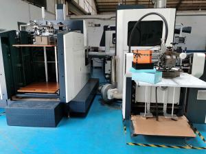 China Rigid Wine Shoe Box Making Machine 0.11mm Box Width 73mm-400mm wholesale