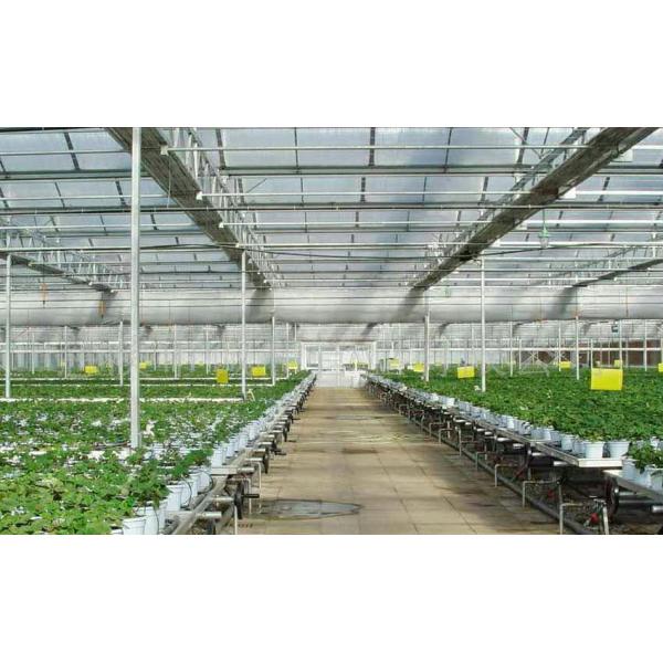 Transparent Polycarbonate Hollow Sheet for Canopies and Carports UV Protection Weather Ability