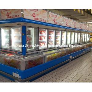 1500L Drinks Chiller Retrofit , Curved Glass Combination Freezer With CE