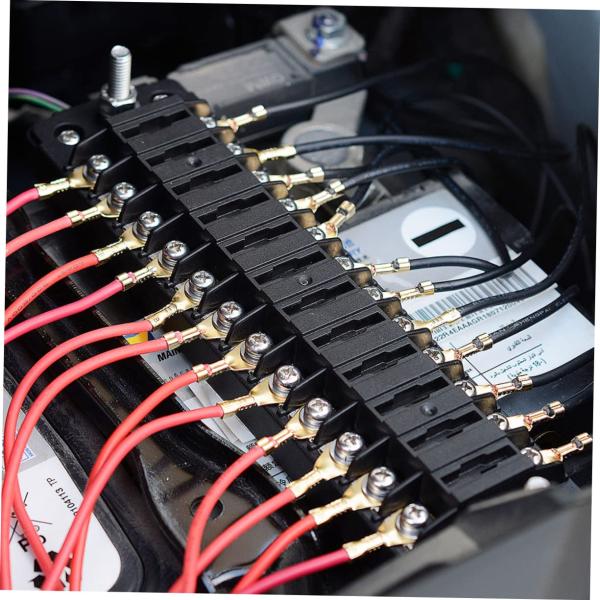 12Way Blade ATC Fuse Automotive Marine Panel With Negative Bus Waterproof Protection Cover 12v Circuits Atc Ato Blade Fuse Block