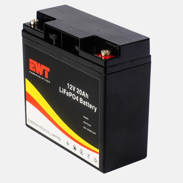 20Ah LiFePO4 12V Lithium Iron Phosphate Battery Longlife For Scooters