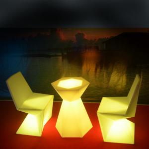 China Plastic LED Glow Furniture Infarad Remote Control For Outdoor event on sale