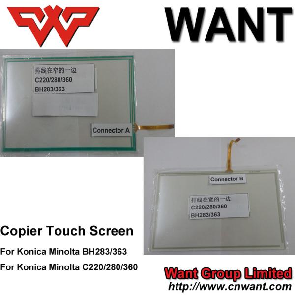 Touch Screen For Konica Minolta Bizhub C280 C220 C360 Copier,For Konica C220 C280 C360 LCD Panel,Touch Screen Parts