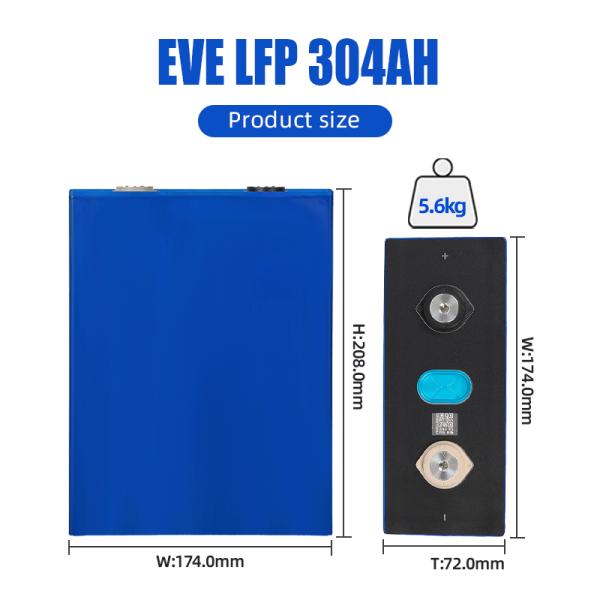 EVE 304Ah Lifepo4 3.2V Battery For Tricycle Electric Motorcycle