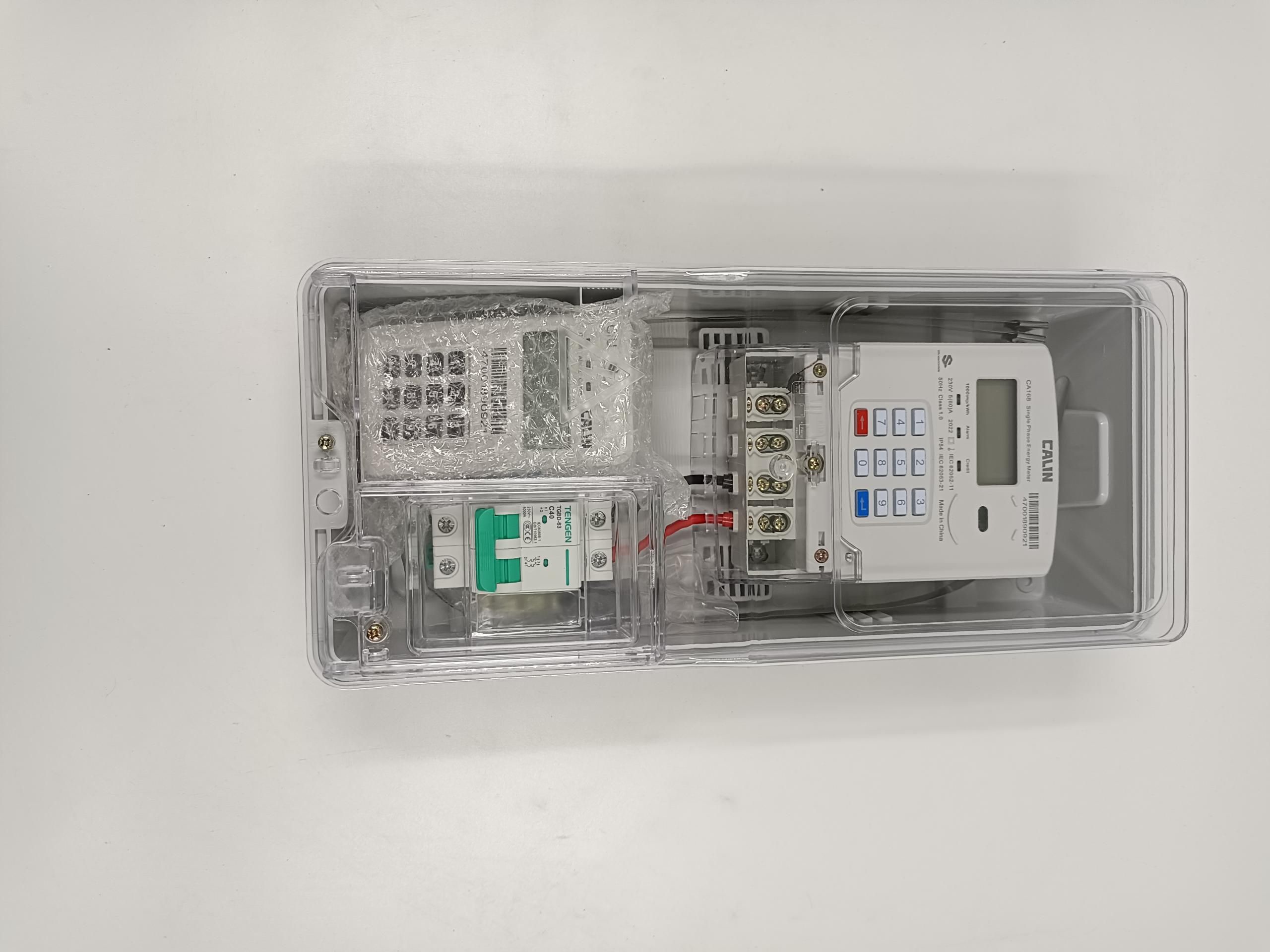 China CA168-M Wireless Smart Electric Meter In Yemeni , Single Phase Multi-function Prepaid Electricity Meter wholesale