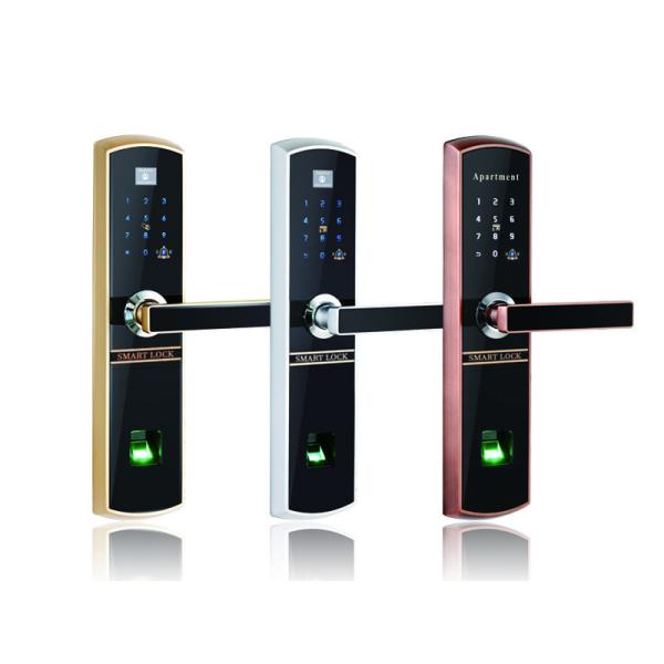 Anti Theft Fingerprint Password Door Lock With Screen