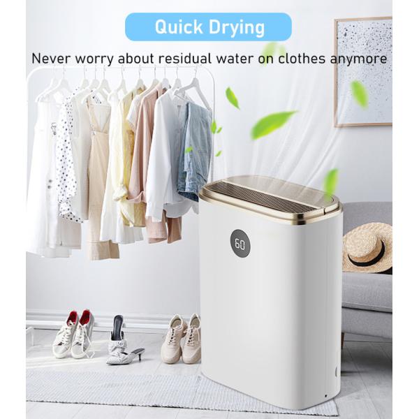 5.5L Household Rotary Dehumidifier Air Purifier 2 In 1 With Hidden Handle