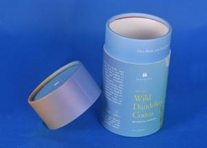 China Cylinder Eco Friendly Packaging Boxes 2000GSM 3.5mm Cardboard Paper Tube Tea Packaging wholesale