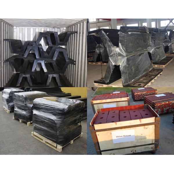 Molded Rubber Marine Dock Fenders Black Color High Bendability