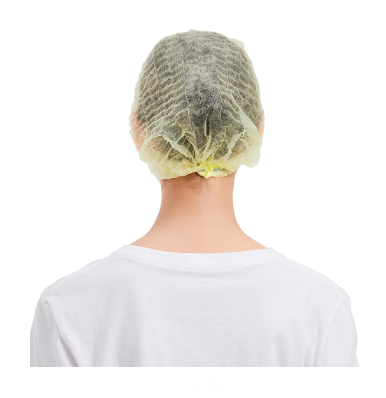 Food processing Non Woven Bouffant Cap OZONE Disinfecting