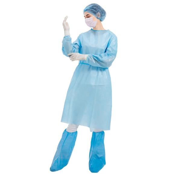 SGS Medical Isolation Gowns , Non Woven Patient Gown Class II