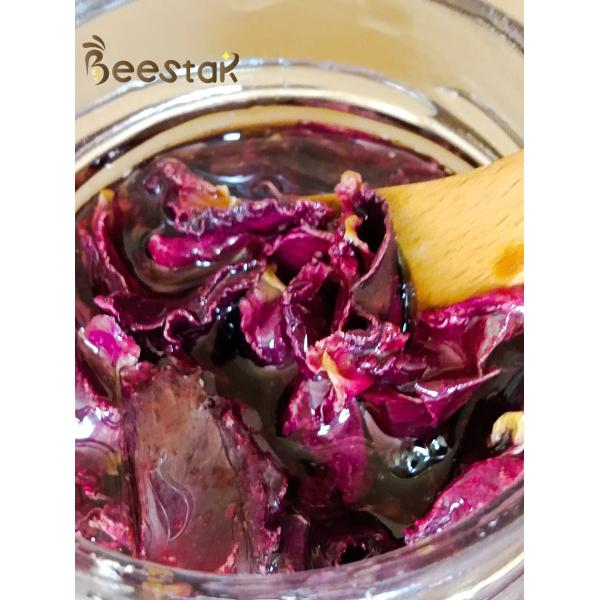 Pure Raw Honey Bulk Export Rose Flavored Acacia Honey with Rose Petal Honey Natural Bee Honey