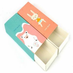 China custom baby underwear sock clothing packaging box luxury children boy girl stocking apparel jean gift box wholesale