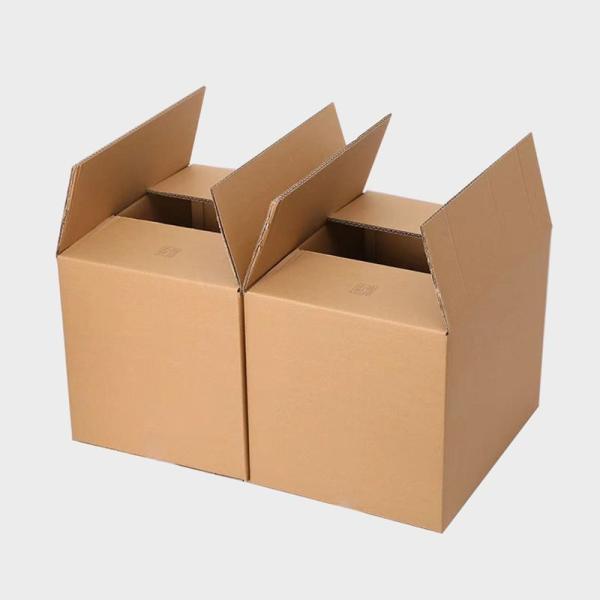 3 Ply B Flute Flat Pack Cardboard Boxes Folding White Carton Box For Wine Beer Milk Beverage