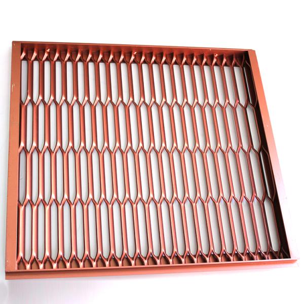 Aluminum Expanded Acoustic Ceiling Stretched Metal Mesh Apply To Home Decoration