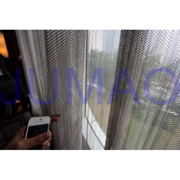 Recyclable Metal Mesh Curtains Room Partition Curtains For Window Treatments