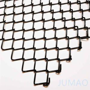 16mm Hole Coiled Flexible Fireplace Mesh Curtain Screen Screen