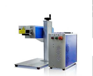 Leather CO2 Laser Marking Machine / Glass Bottle Fiber Laser Marking System