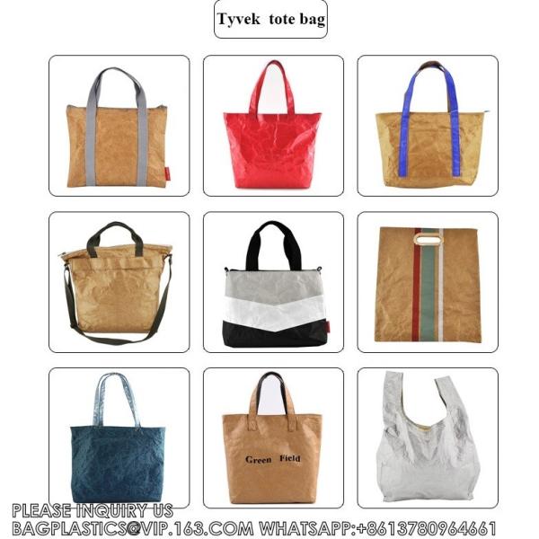 Wholesale Tyvek Waterproof Gym Bag Sports Soccer Drawstring Backpack Shopping bag, Promotional bag, Gift bag, Packing