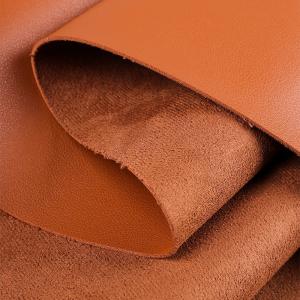 China PVC Faux Suede Leather Fabric Anti Fouling For Handbag / Mouse Pad Cover wholesale