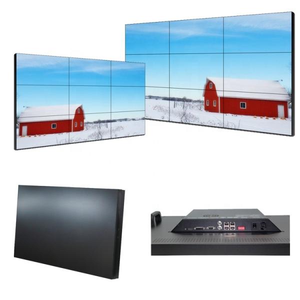 32" 3.5mm Bezel UHD Video Wall For Metro Station Government