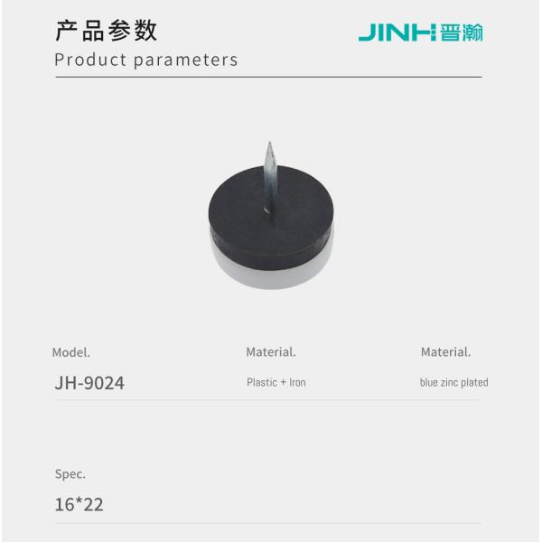 Double Layer 16mm Nail Furniture Glides Easy Assembly For RTA Furniture Feet