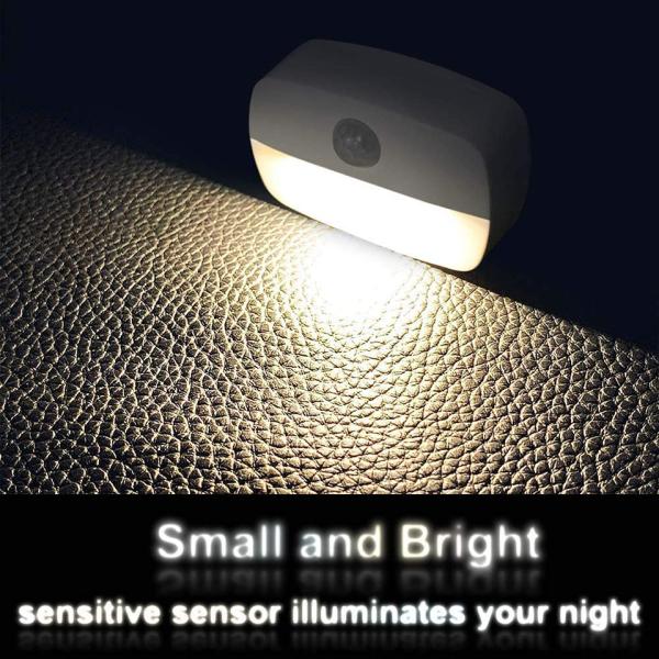 LED Motion Sensor Light Battery Operated Wireless Wall Lamp Night Light No Glare Corridor Closet LED Cabinet Do