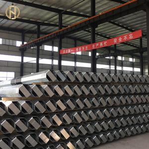 China Hot Dip Galvanized Tubular Steel Pole 17M 3000daN Safety Factor 2.0 wholesale