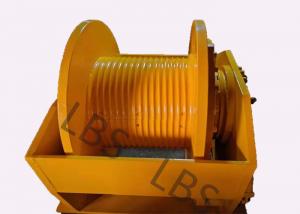 China LBS Hydraulic Drive Tower Crane Winch Yellow For Lifting Object on sale