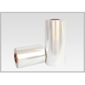 China Water Soluble PVC Shrink Film Rolls High Shrinkage Ratio For Full Body Sleeves wholesale