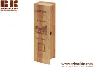 China Carved Wine Box Wooden Crate Box Wholesale  Wine Bottle Box Wooden Gift Wooden Box For Wine wholesale