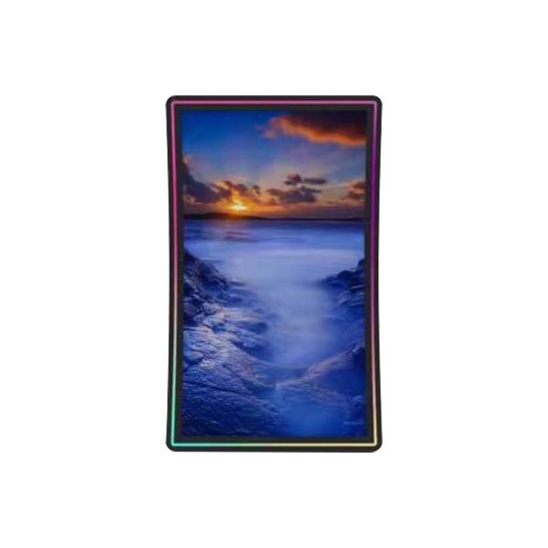 43 Inch 4K Curved Touch Screen Monitor Panel With LED Strip Bezel