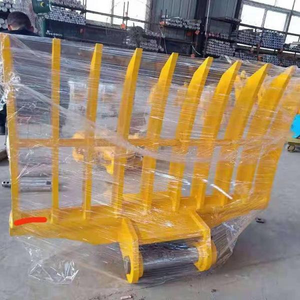 OEM Customizable High Quality Excavator Rake Attachment Skid Steer Loader Compatible