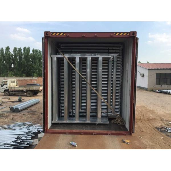 Oval Bar 6ft High Heavy Duty Galvanized Corral Panels For Cattle Feeding