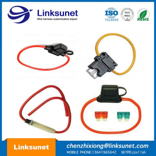 Automotive 35A 12V / 24V / 36V Maxi Fuse Box Wiring Harness UL1015 - 16AWG OD 3.0MM