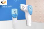 Blue Non Contact Infrared Thermometer CE FDA Certification Convenient Operation