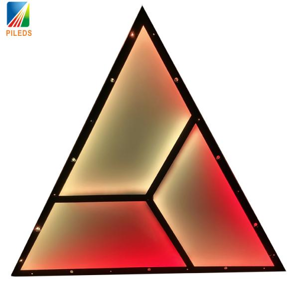 RGBIC Programmable Triangle Lamp Addressable DMX LED Panel for Bar Lights Stage Event Disco DJ Night Club Decor