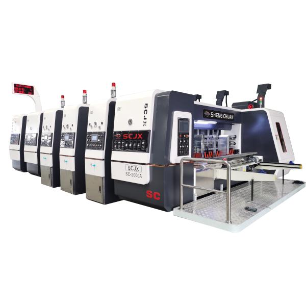 1224 Automatic Carton Box Flexo Printing Die Cutting Slotting Machine for Carton Boxes