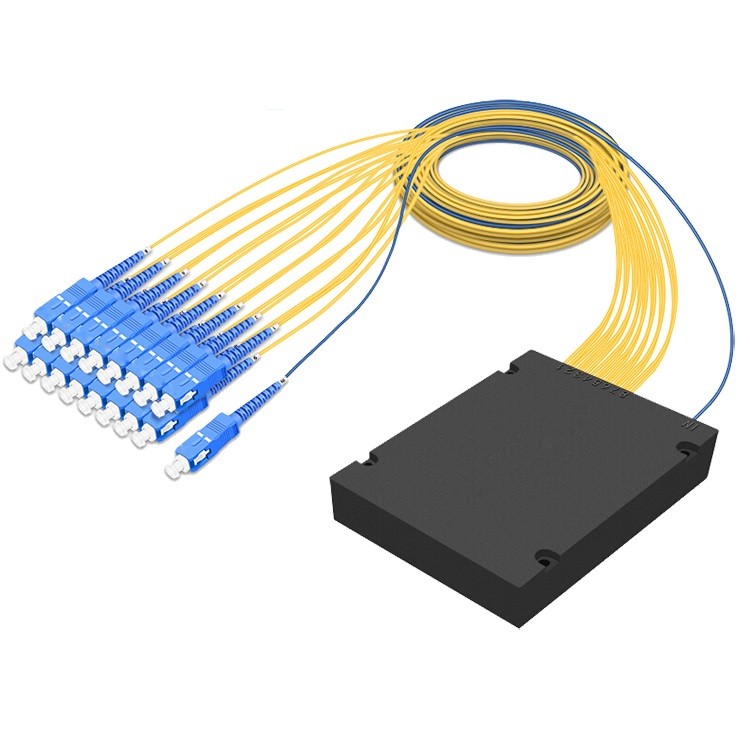 China SC UPC Fiber Optic Accessories 1x8 1x16 1×32 PLC Splitter ABS Box Type on sale