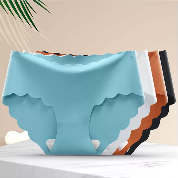 M-XXL Ice Silk Seamless Underwear One Piece Breathable Women Underwear