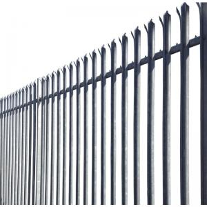 China Low Prices galvanized steel fence price post brackets palisade fence wholesale