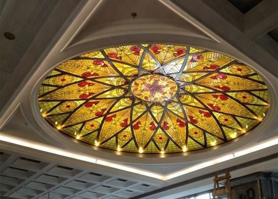 Tempered Digital UV Printing On Glass , Exterior Building Glass With Various Patterned