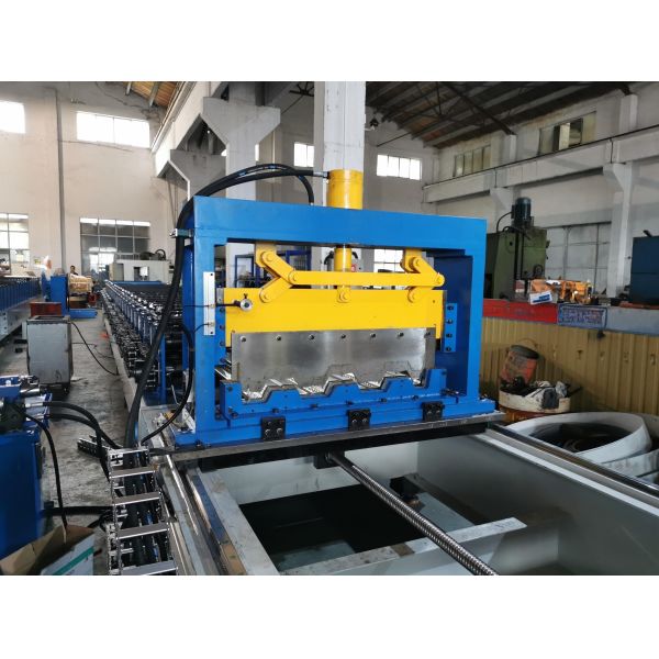 0.8-1.2mm 2'' 3'' Composite Deck Floor Roll Forming Machine Galvanized Steel Metal