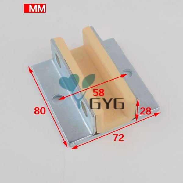 ORIGINAL ELEVATOR SAFETY PARTS GUIDE SHOE LINING 80 MM SLIDING GUIDE SHOES FOR CABIN
