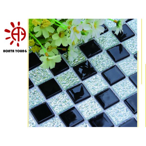 HTY - TB 300 China 2018 Crystal Glass Block Mosaic Tile