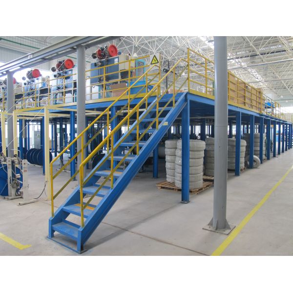 Steel Mezzanine Heavy Duty Shelf Customized Storage Tire Racking